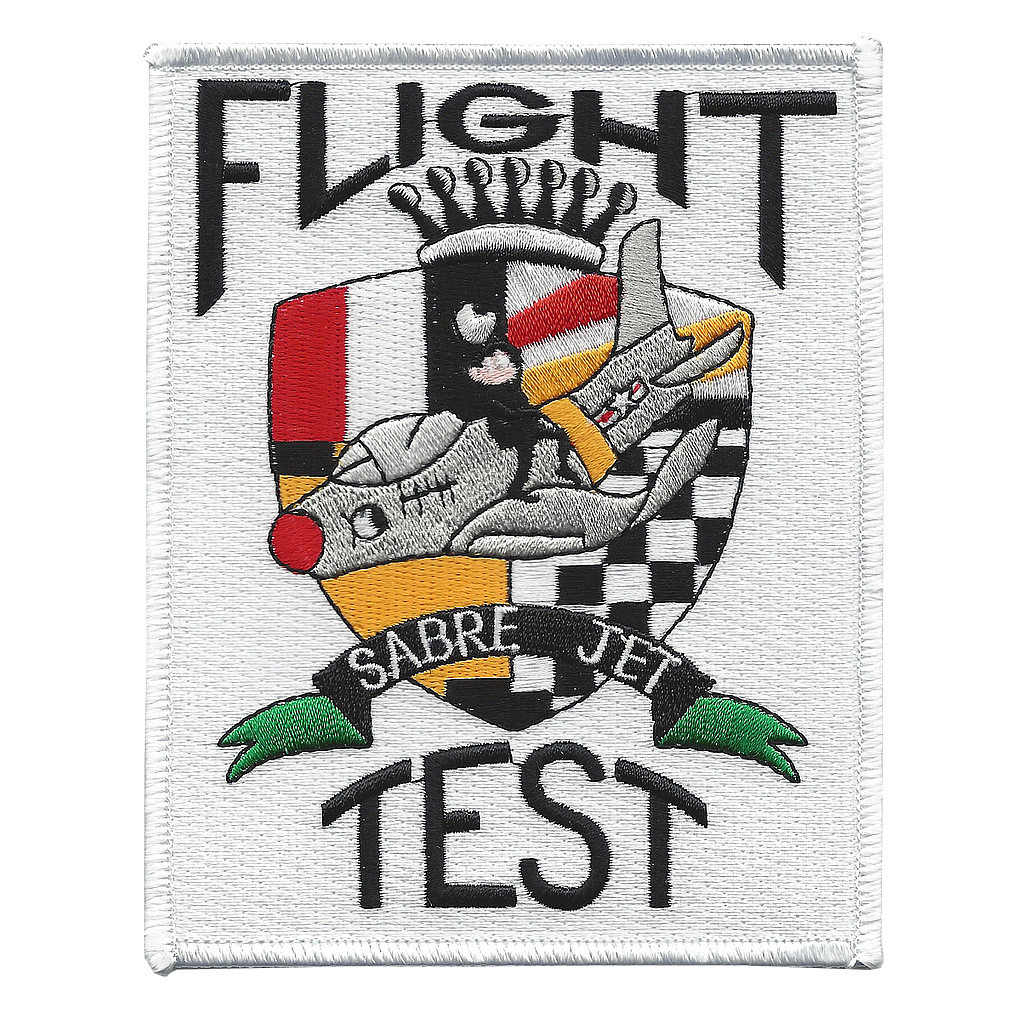 Flight Test Sabre Jet F-86 Test Pilot Patch | PopularPatch