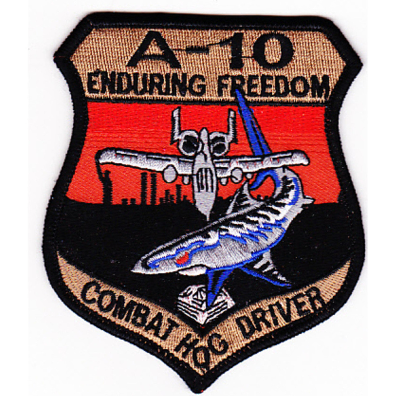 USAF 25FS A-10サンダーボルト パッチ Fairchild Republic A-10 Thunderbolt II Patch Enduring