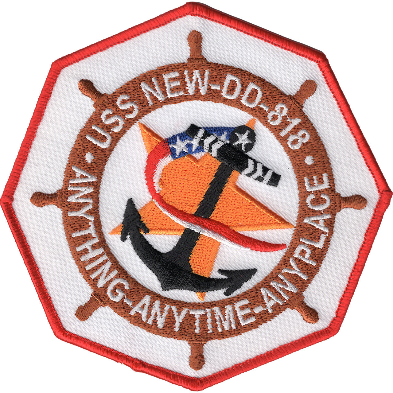 DD-818 USS New Patch Destroyer | Destroyer Patches | Navy Patches