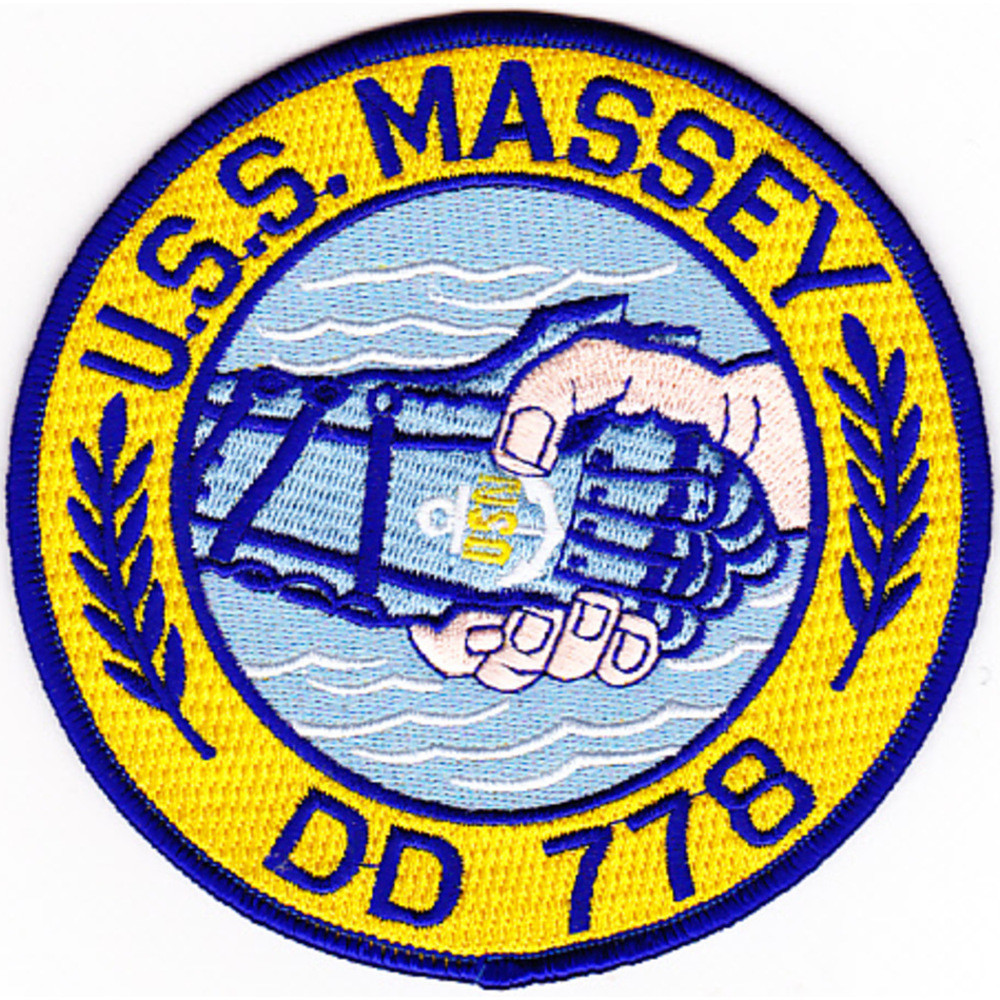 DD-778 USS Massey Patch | Destroyer Patches | Navy Patches