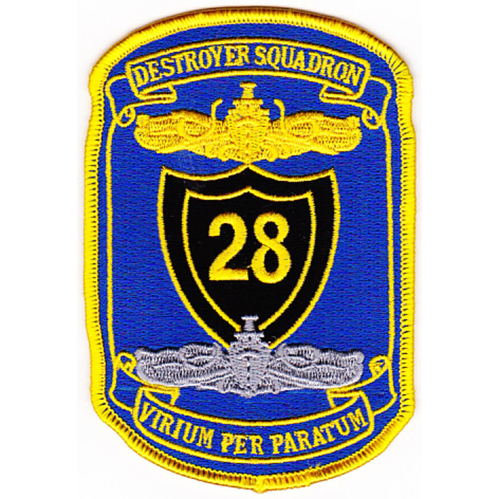 DESRON 28 Destroyer Squadron Second Version Patch | Destroyer Patches ...
