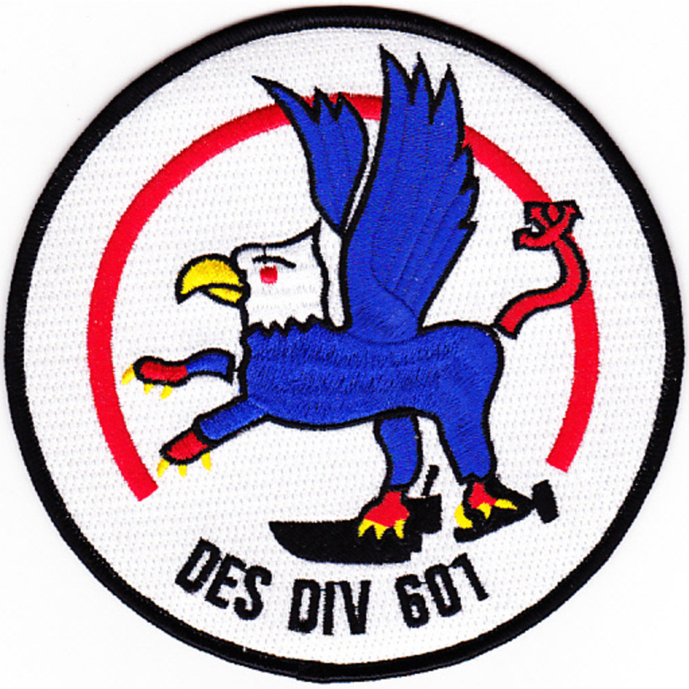 DESDIV 601 Destroyer Division Patch | Destroyer Patches | Navy Patches ...