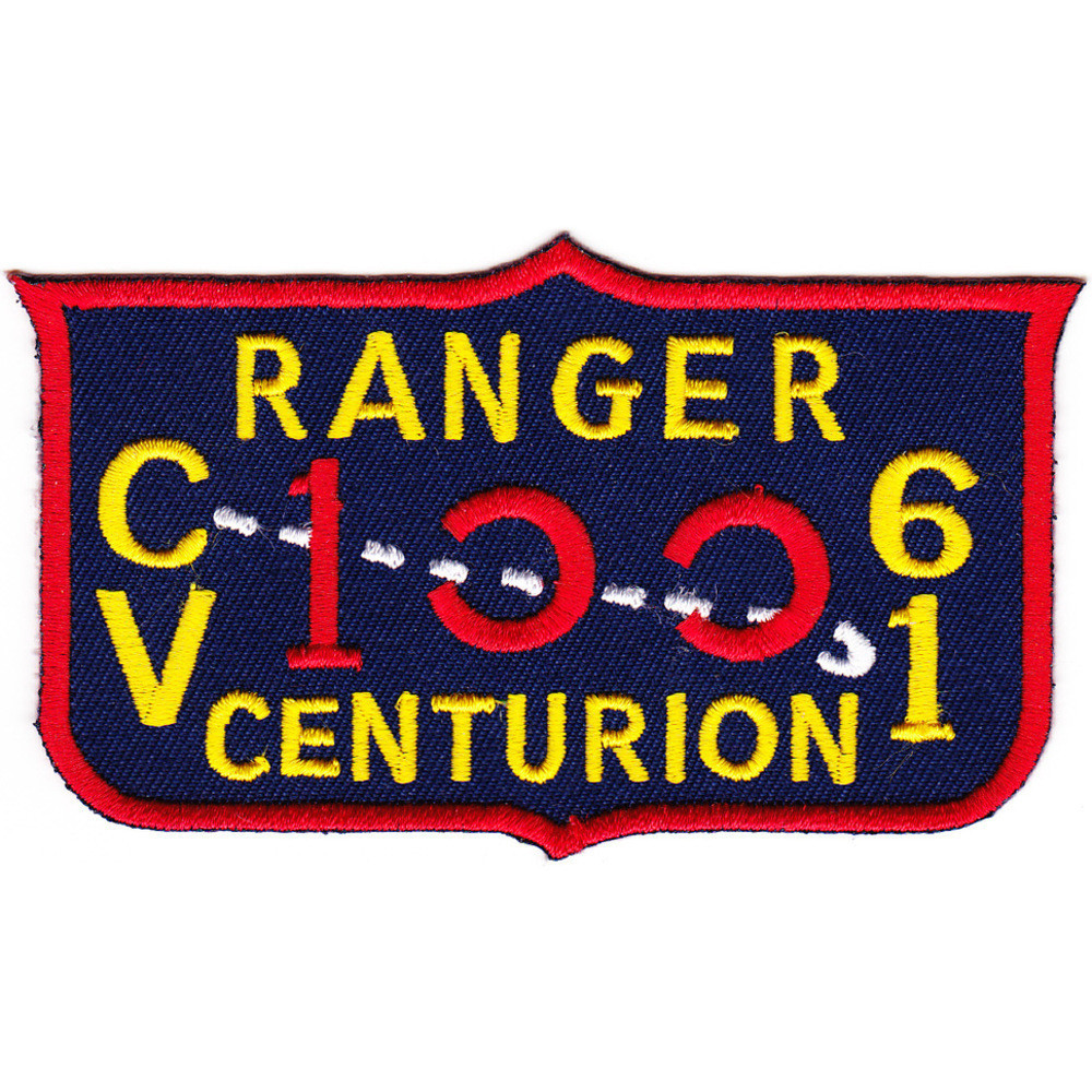 CV-61 USS Ranger Centurion Patch | Aircraft Carrier Patches | Navy ...