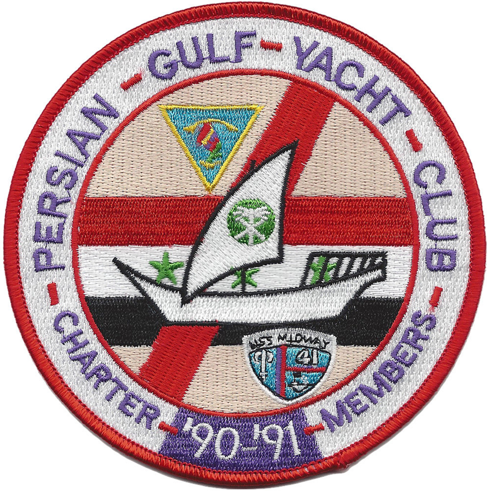 CV-41 USS Midway Persian Gulf Yacht Club Charter Members 90-91