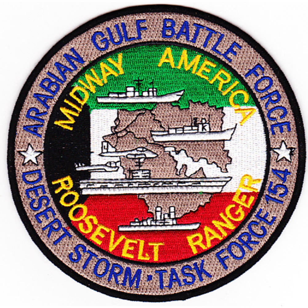 CV-41 USS Midway Patch Desert Storm Task Force 154 | Specialty