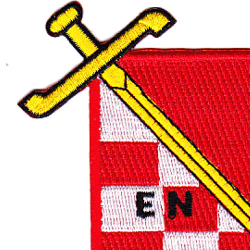 7164 米国海軍駆逐艦戦隊 9 真鍮盾 Desron 9 En Garde Commander Destroyer Squadron 9 (COMDESRON 9)