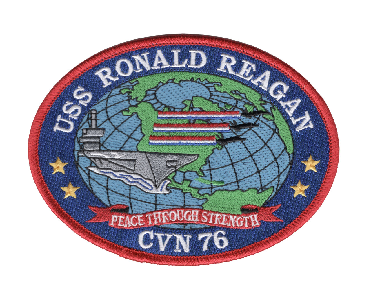 CVN-76 USS Ronald Reagan Patch | Aircraft Carrier Patches | Navy