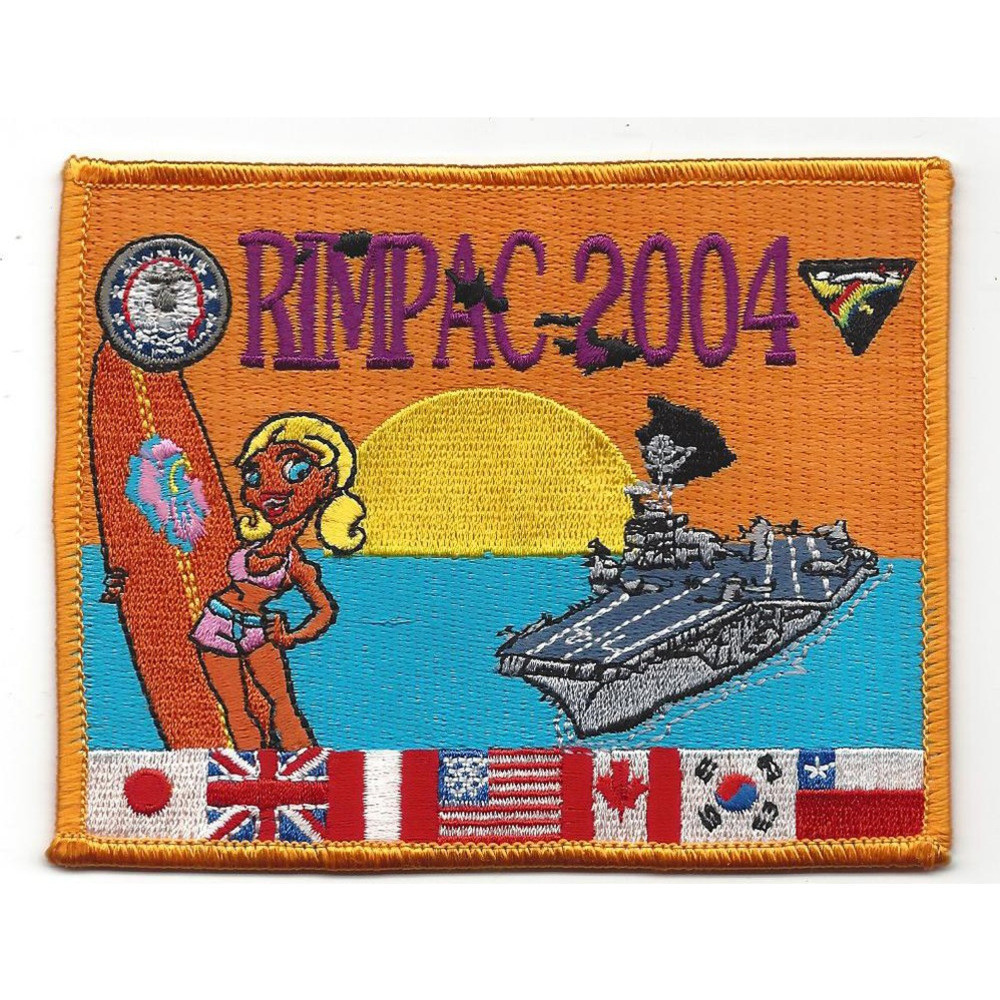 CVN-74 USS John C Stennis Rimpac 2004 Patch | Aircraft Carrier