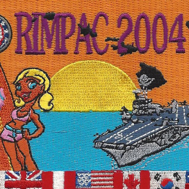 CVN-74 USS John C Stennis Rimpac 2004 Patch | Aircraft Carrier