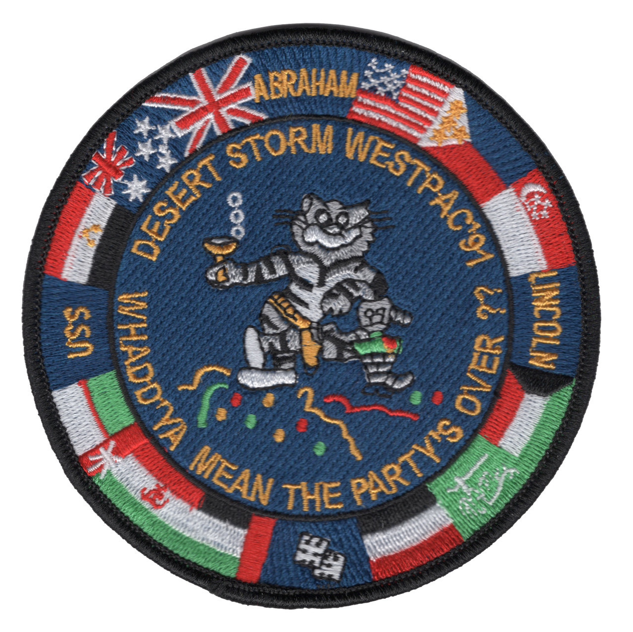 CVN-72 USS Abraham Lincoln Desert Storm Westpac '91 Patch