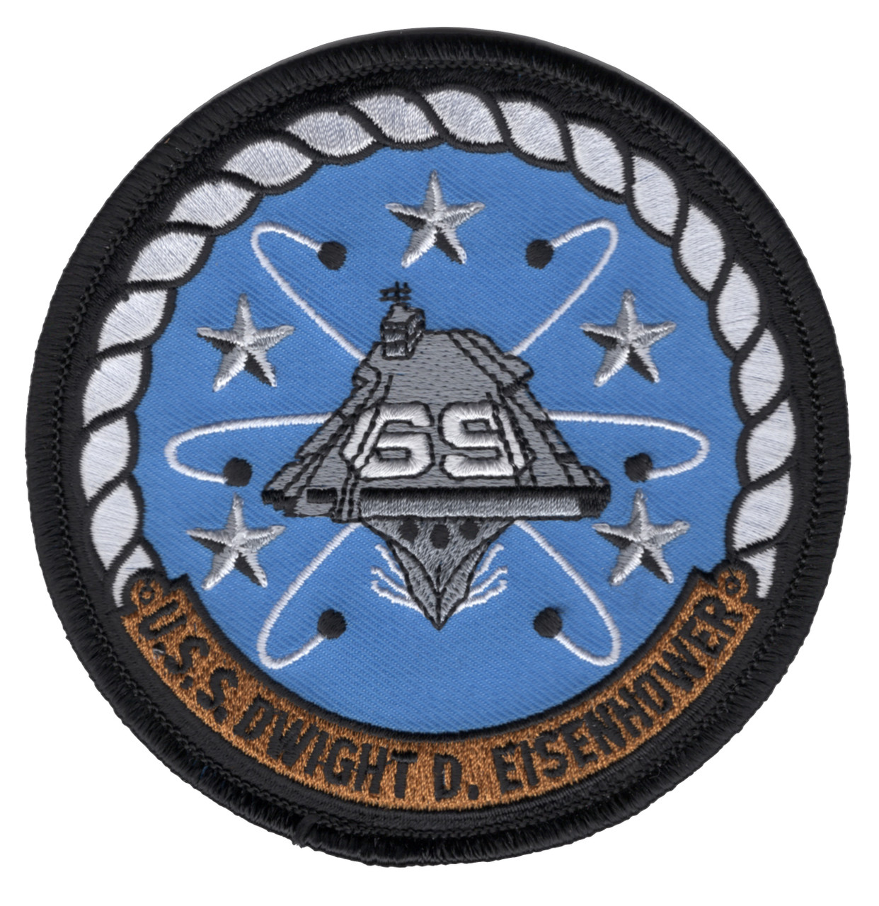 CVN-69 USS Dwight D Eisenhower Patch | Aircraft Carrier Patches