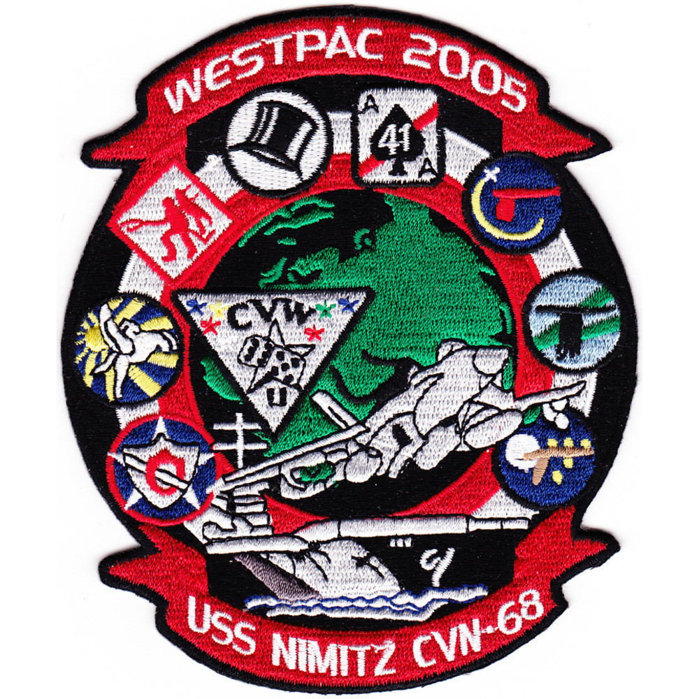 CVN-68 USS Nimitz Patch Westpac 2005 | Aircraft Carrier Patches
