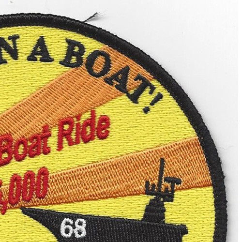 CVN-68 Nimitz Boat Ride Free Patch | Aircraft Carrier Patches