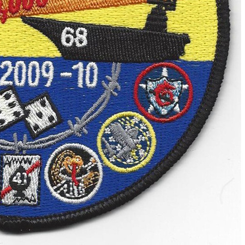 CVN-68 Nimitz Boat Ride Free Patch | Aircraft Carrier Patches