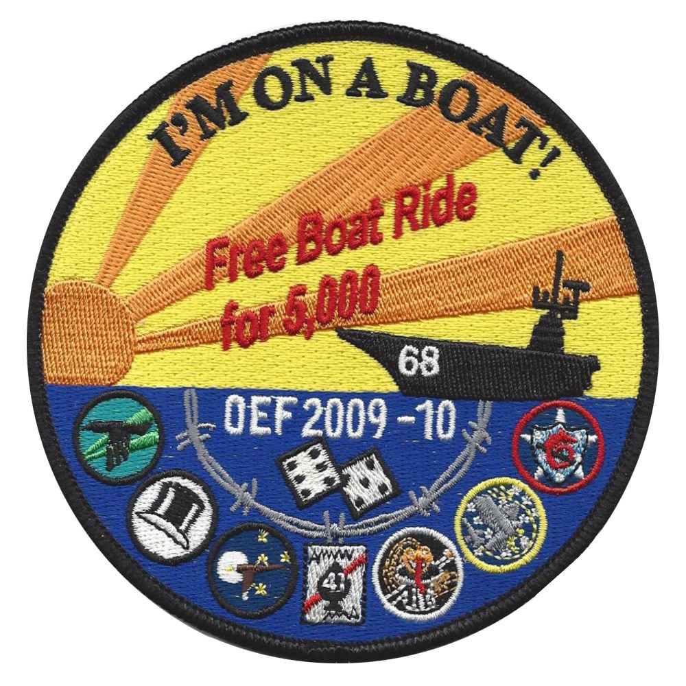 CVW-2 RIMPAC 2018 記念パッチ CVN-68 Nimitz Boat Ride Free Patch | Aircraft Carrier Patches