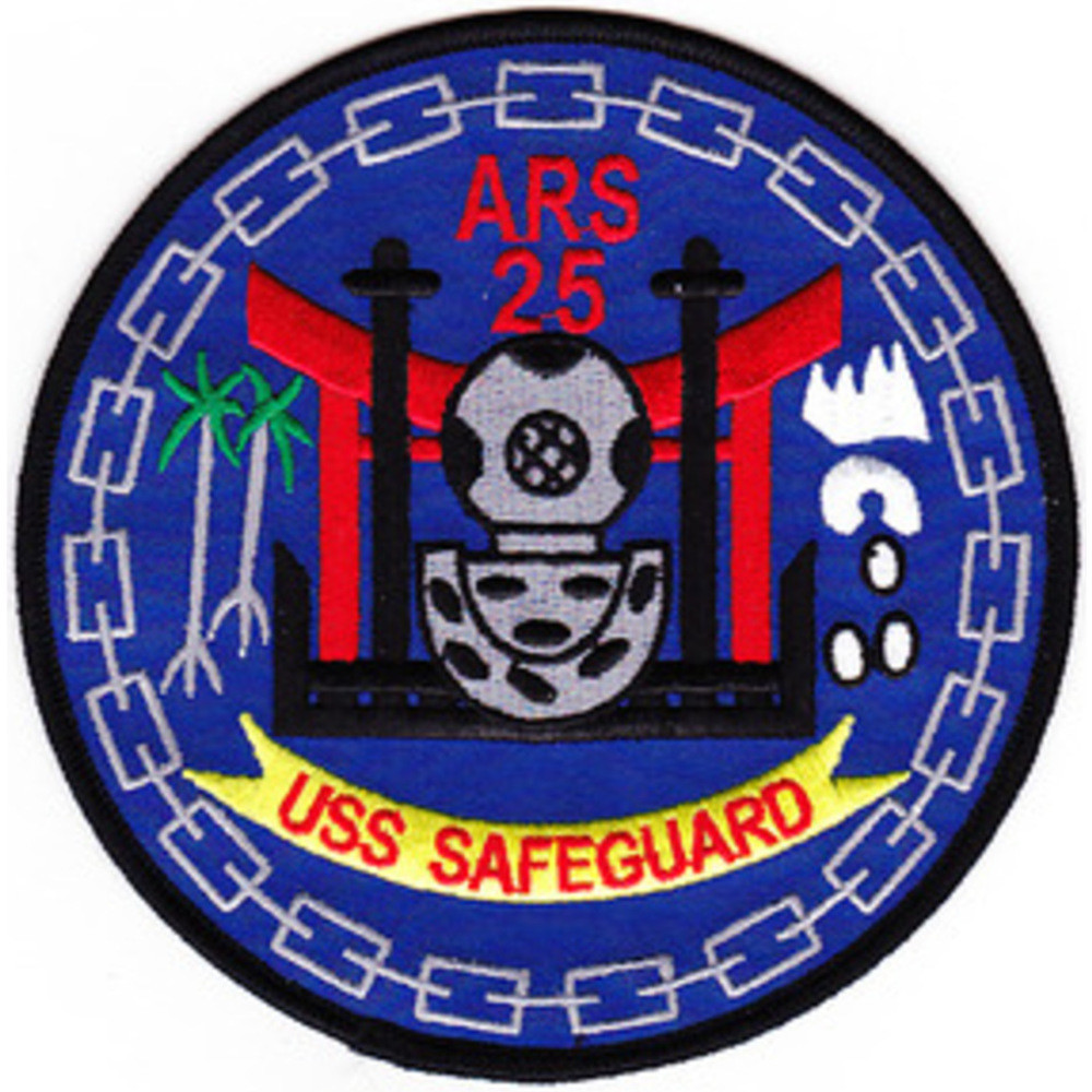ARS-25 USS Safeguard Patch | Auxiliary Ship Patches | Navy Patches