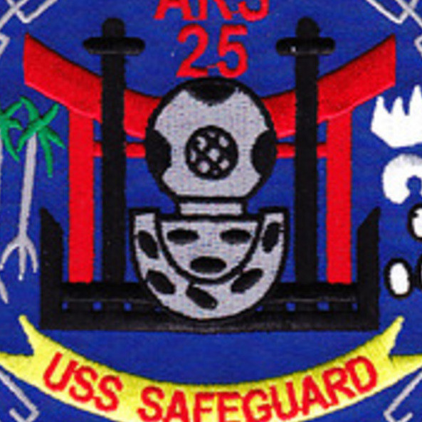 ARS-25 USS Safeguard Patch | Auxiliary Ship Patches | Navy Patches