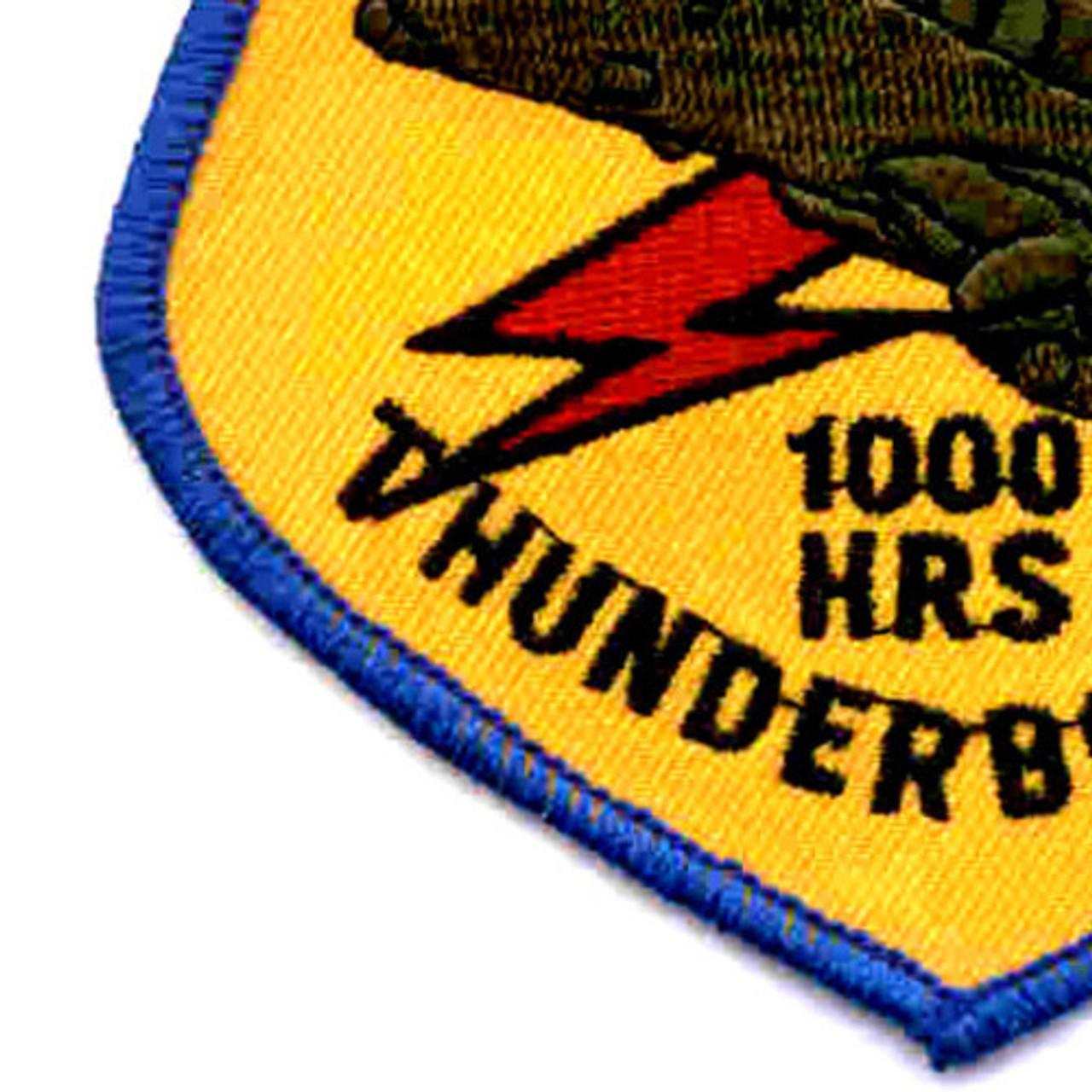 USAF A-10 サンダーボルト　フラッグパッチ Military Patch（ミリタリーパッチ）A-10 2000 HOURS サンダー