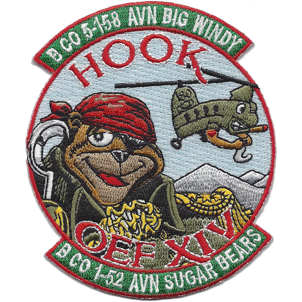B Company 1st Battalion 52nd Aviation Regiment Sugar Bears Hook