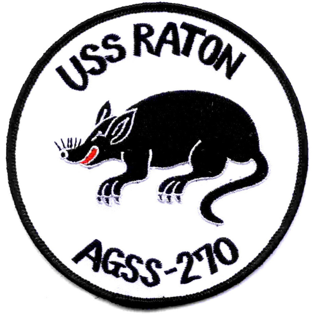 AGSS-270A USS Raton Patch - Version D | Submarine Patches | Navy ...