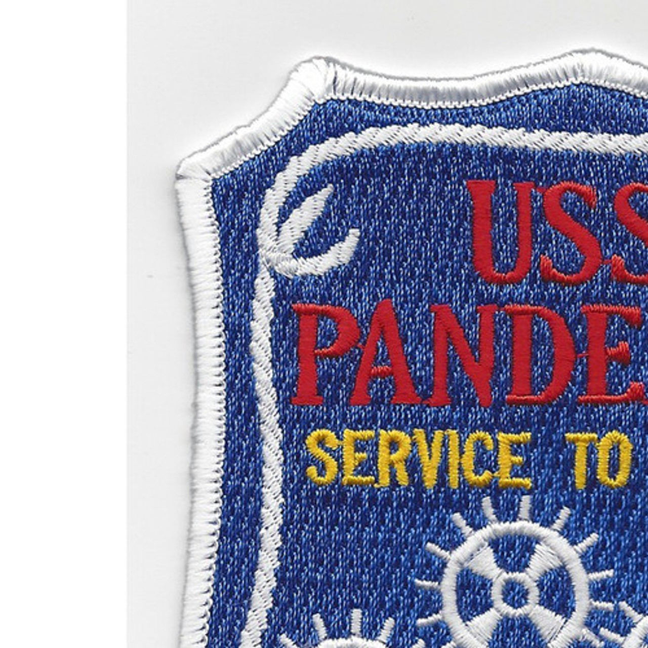 USS PANDEMUS ARL-18 LANDING CRAFT REPAIR SHIPS MILITARY PATCH SERVICE TO FLEET