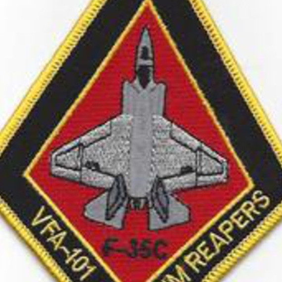 VFA-101 F-35C Aviation Fighter Attack Plane Patch | Squadron
