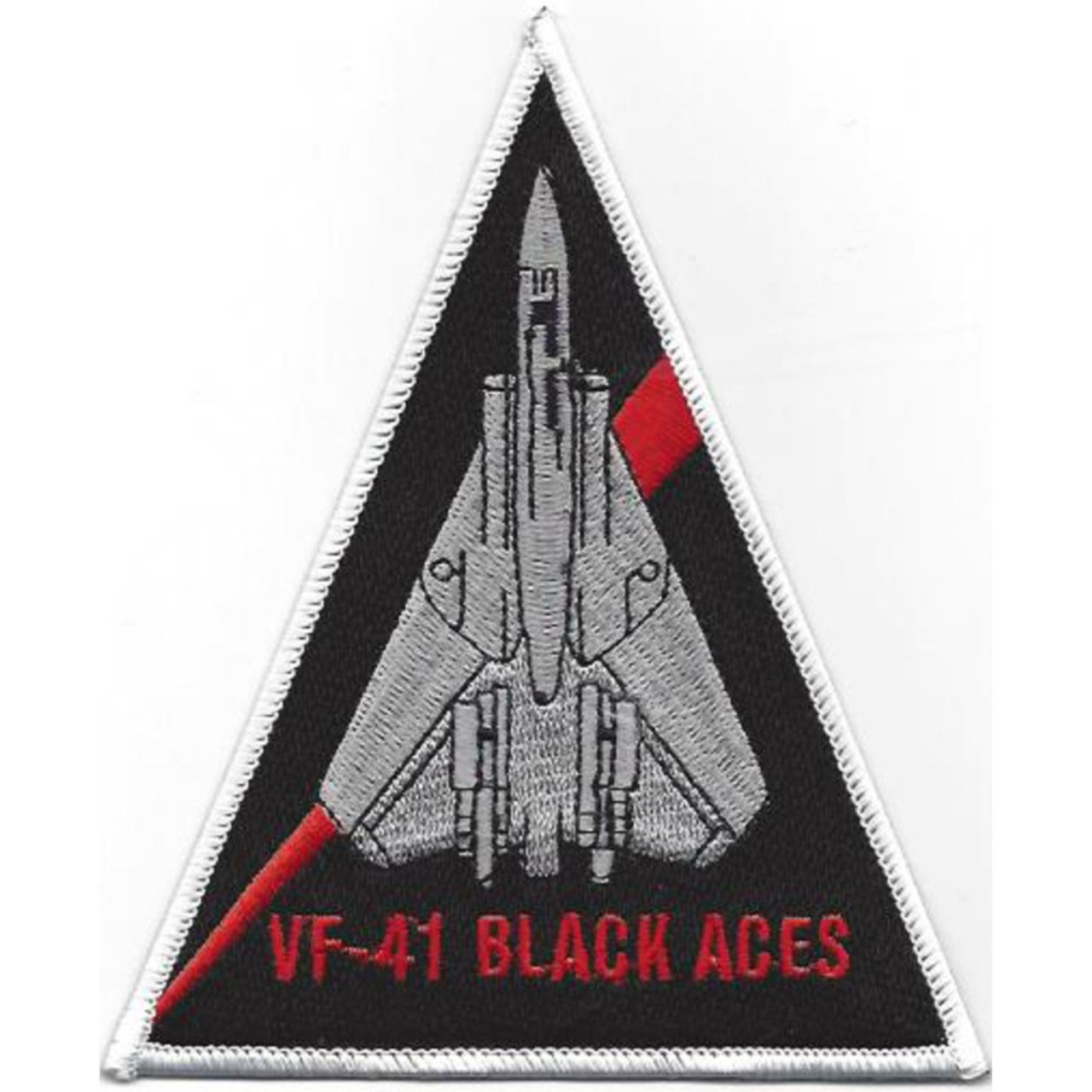 VF-41 F-14 Triangle Patch Black Aces | Squadron Patches