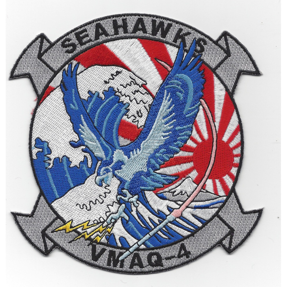 VMAQ-4 部隊解散記念パッチ VMAQ-4 部隊解散記念パッチ VMAQ-4 Tactical Electronic Warfare