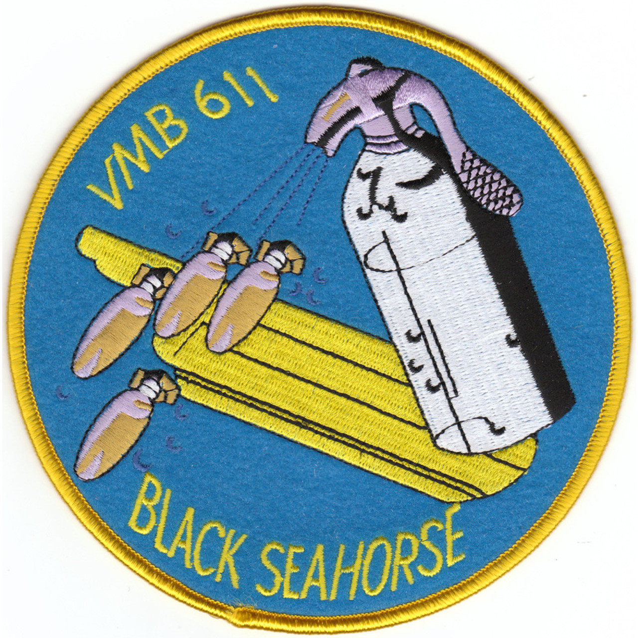 米軍放出品　ポスター　MARINE VMB-611 Marine Bombing Squadron Patch | Squadron Patches