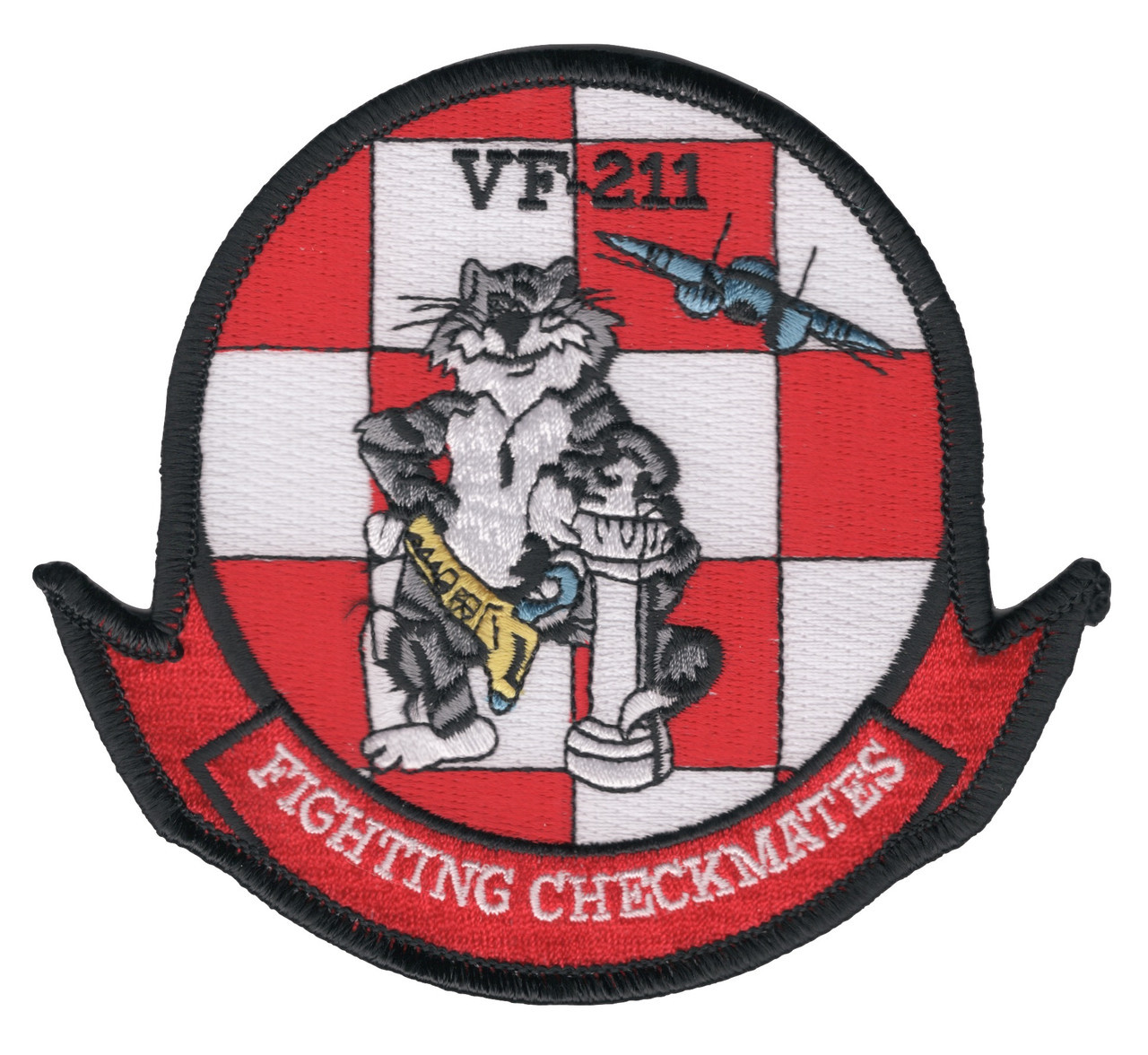 VF-211 Patch Fighting Checkmates | Squadron Patches | Navy Patches ...