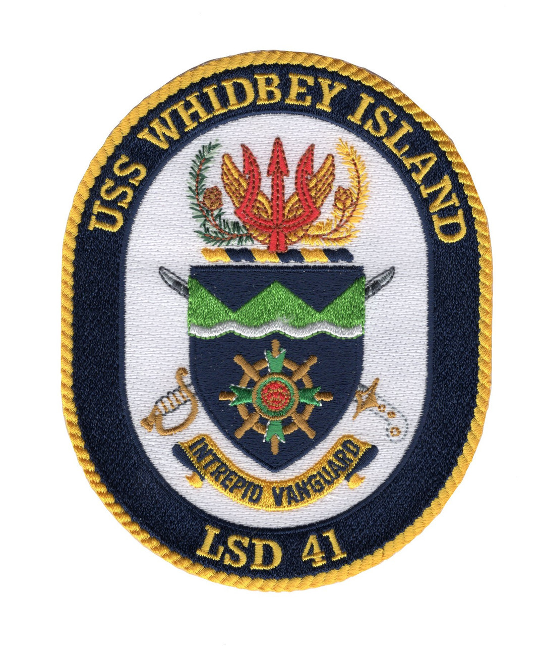 USS Whidbey Island LSD-41 Dock Landing Ship Patch | Amphibious Ship