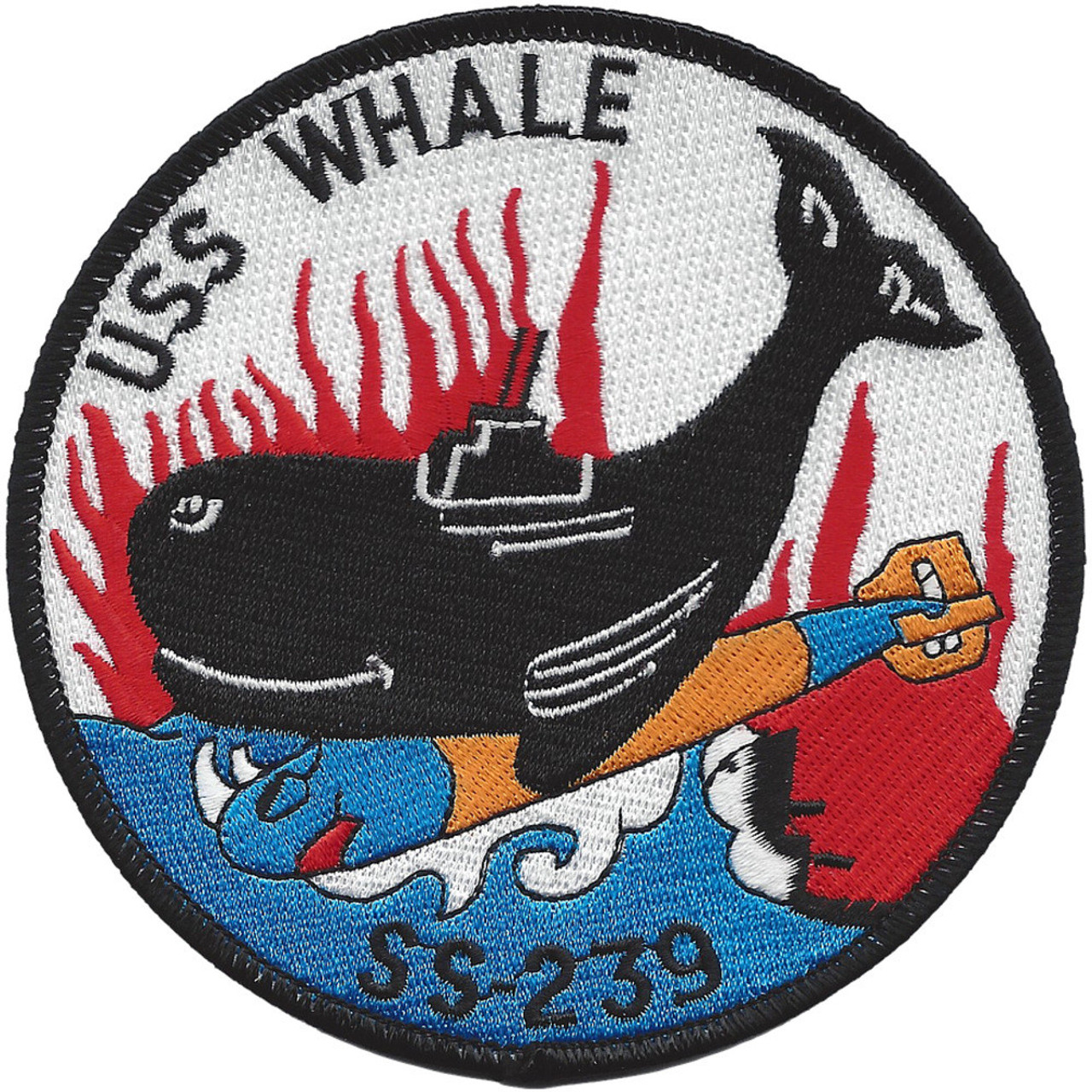 MOLLUSK Whale Patch PO(Faded NAVY）M