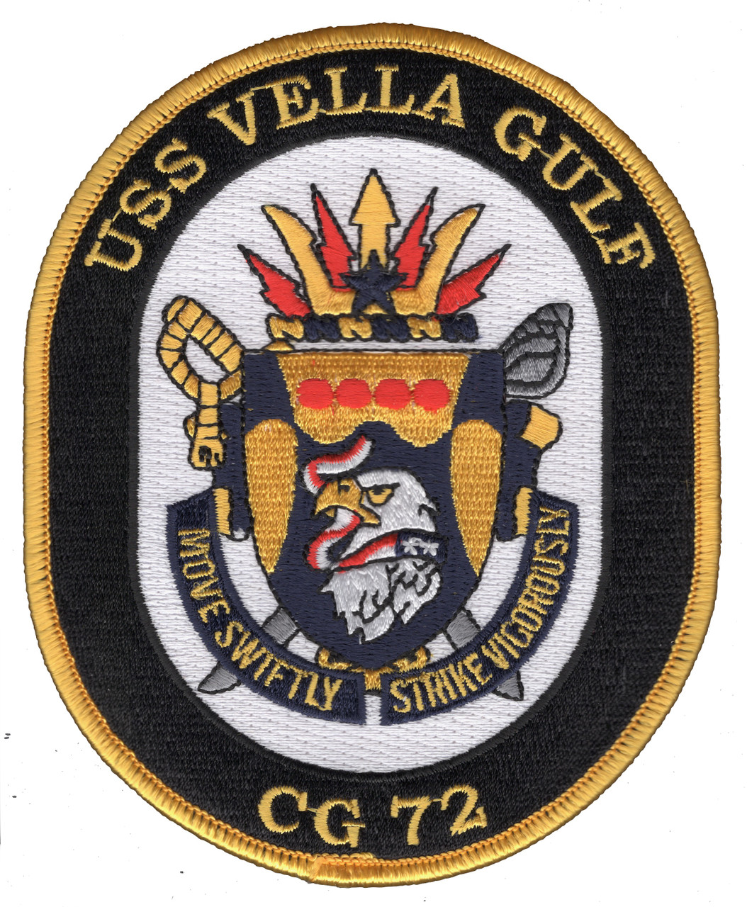 USS Vella Gulf CG-72 Guided Missile Cruiser Patch | Cruiser
