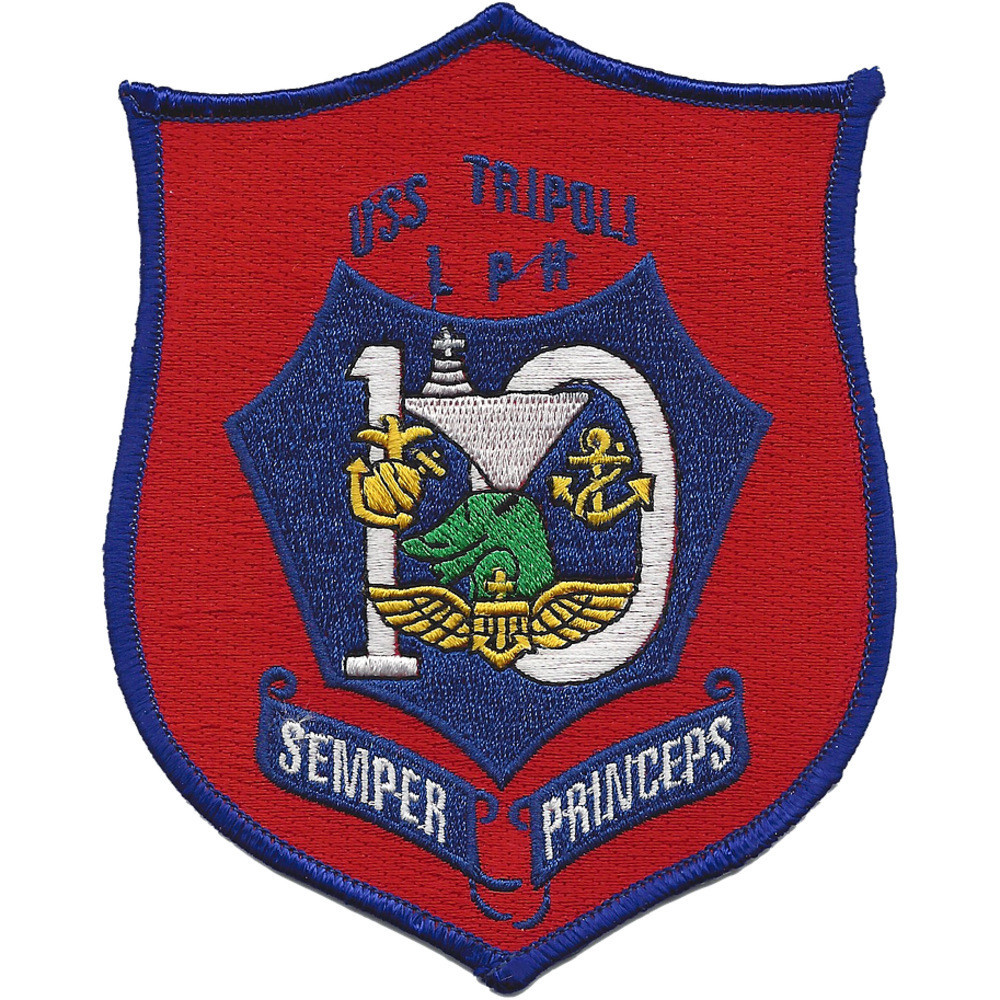USS Tripoli LPH-10 Amphibious Assault Ship Patch | Amphibious Ship