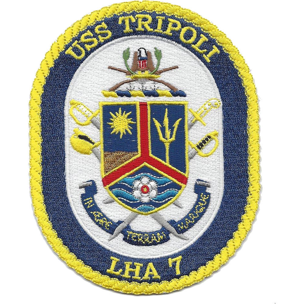 USS Tripoli LHA-7 Amphibious Assault Ship Patch | Amphibious Ship