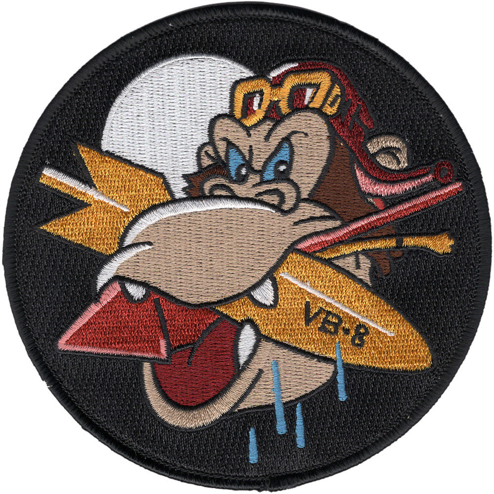 VB-8 Navy Squadron WWII Patch | Squadron Patches | Navy Patches
