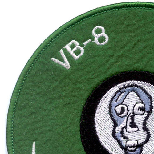 その他 VB-8 Bombing Eight FLIGHT JACKET PATCH VB-8 Bombing Squadron Eight Patch | Squadron Patches | Navy