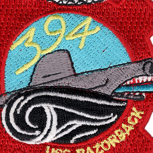 Uss Razorback Crest USS Razorback SS-394 Red Gear Small Patch | Submarine Patches | Navy ...