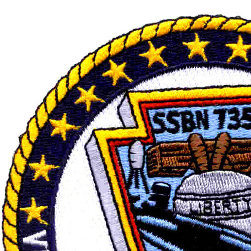 USS Pennsylvania SSBN-735 Ballistic Missile Submarine Patch
