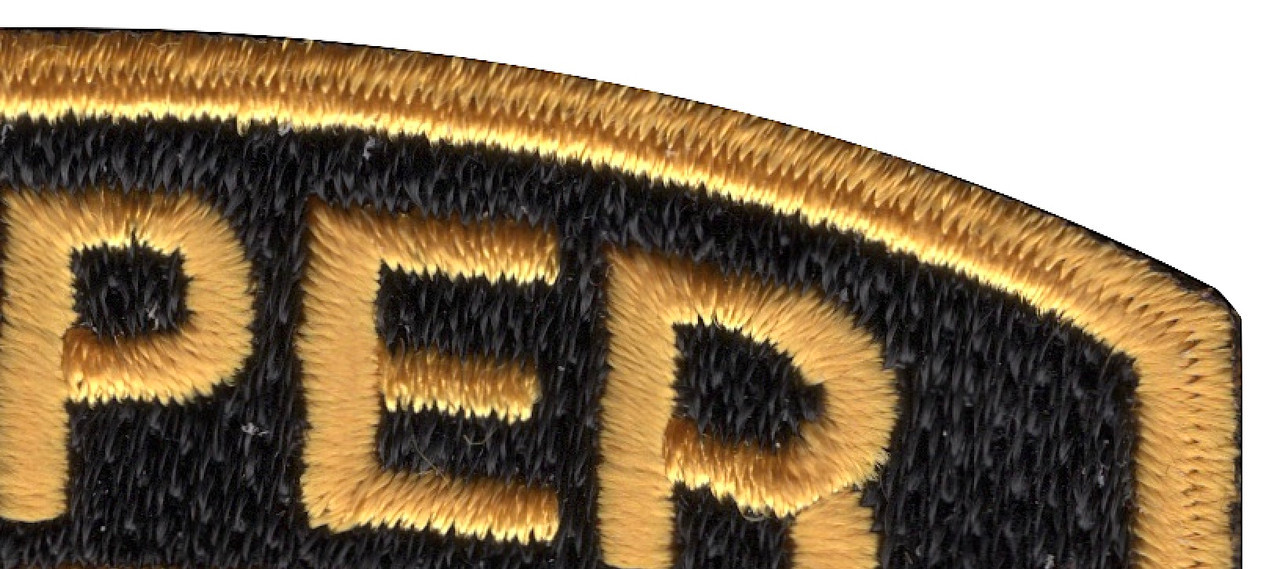 U.S. Special Forces Sniper Rocker Black With Gold Patch | Special ...