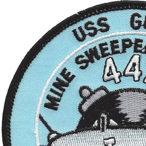 USS Guide MSO-447 Mine Sweeper - Ocean Ship Patch | Auxiliary Ship