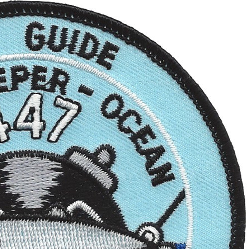 USS Guide MSO-447 Mine Sweeper - Ocean Ship Patch | Auxiliary Ship