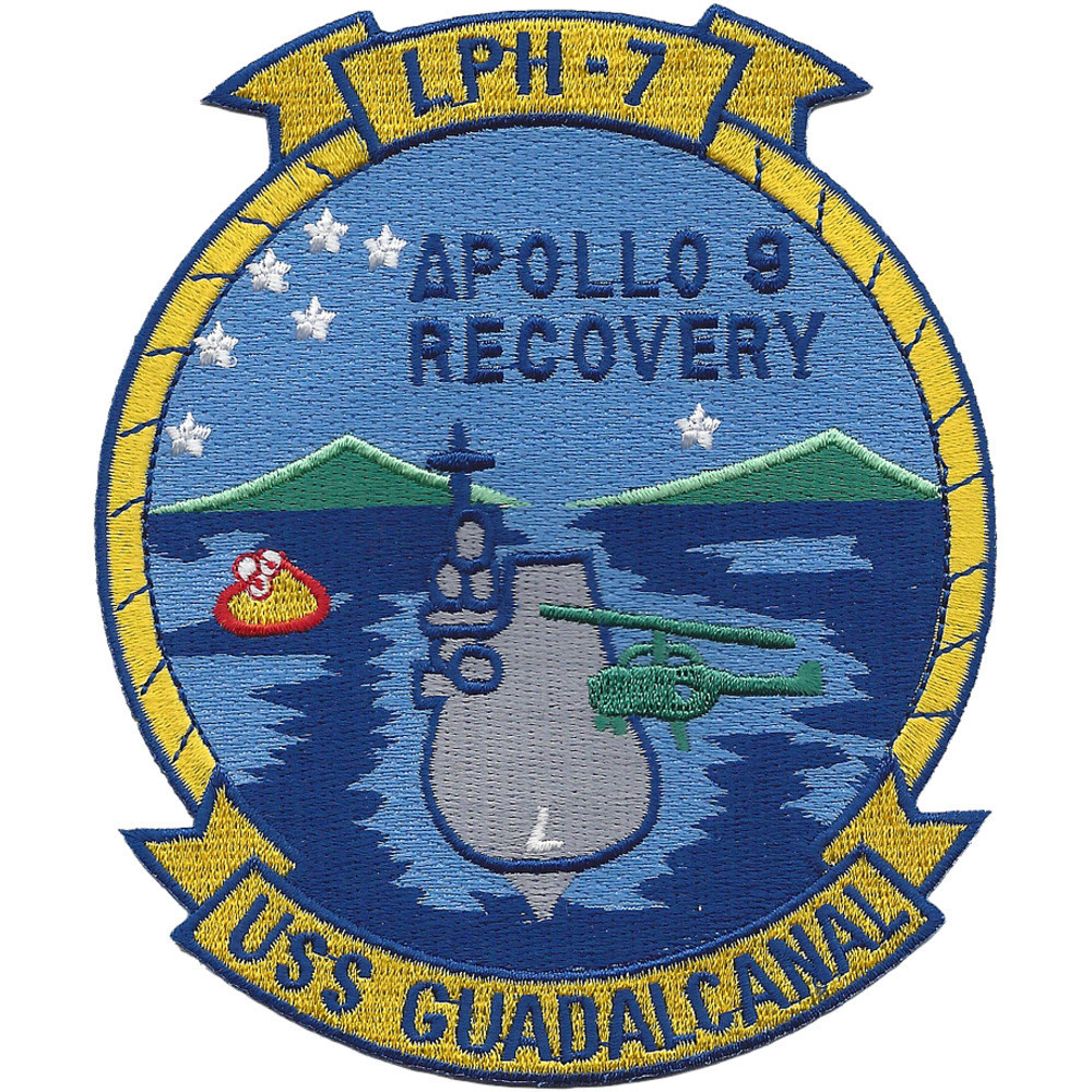 USS Guadalcanal LPH-7 Apollo 9 Recovery Patch | Amphibious Ship