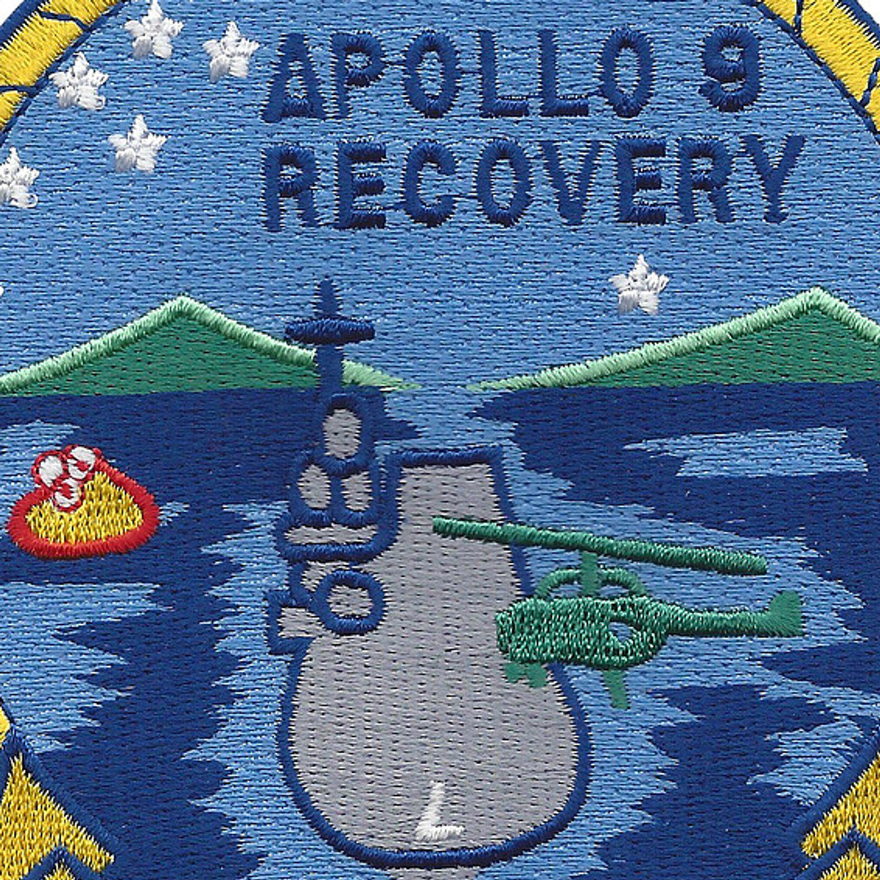 USS Guadalcanal LPH-7 Apollo 9 Recovery Patch, Amphibious Ship Patches, Navy Patches