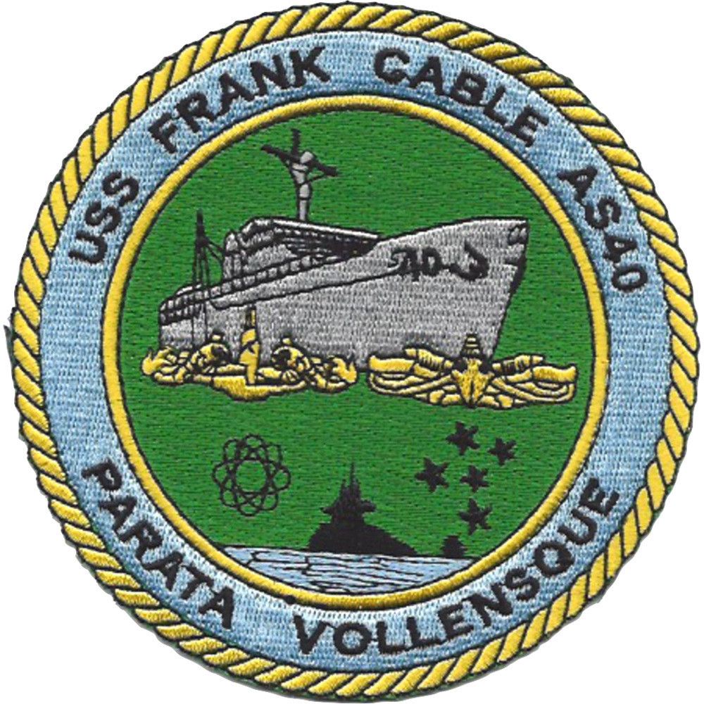 USS Frank Cable AS-40 Patch | Auxiliary Ship Patches | Navy