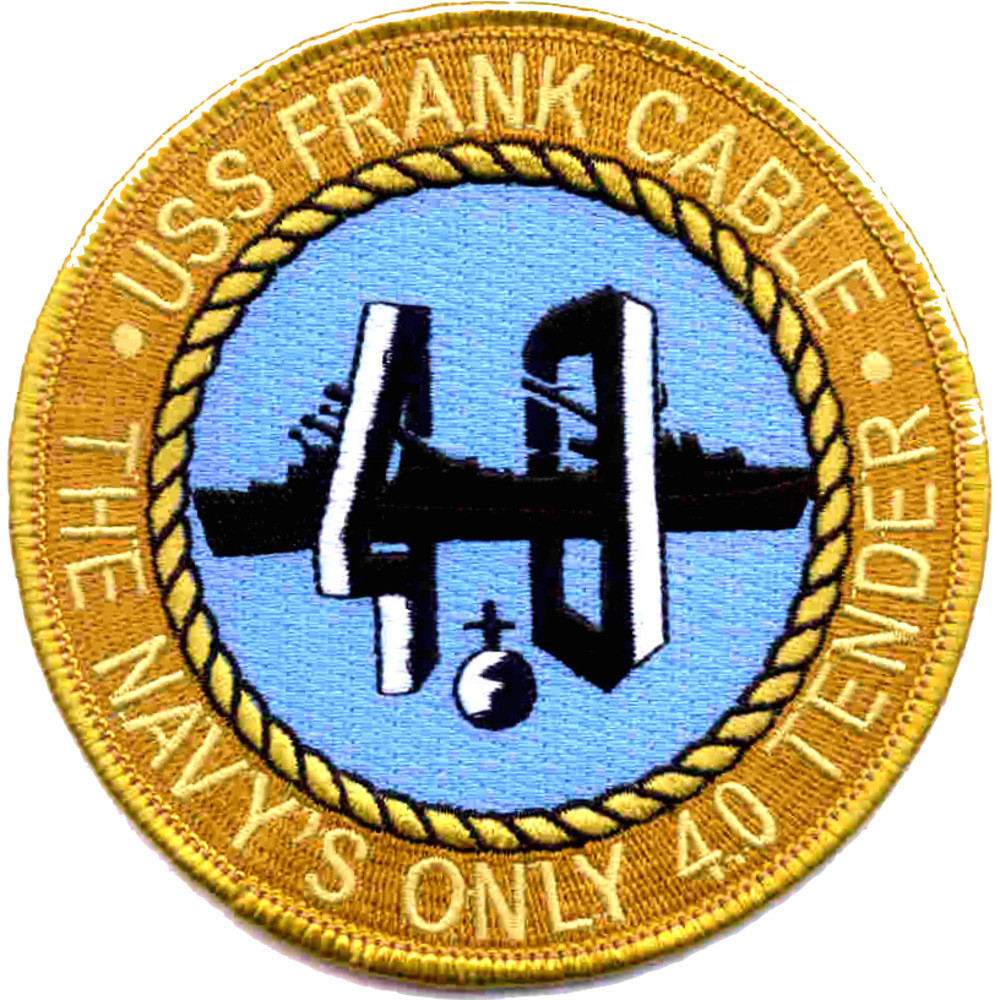 USS Frank Cable AS-40 Auxiliary Submarine Repair Ship A Version