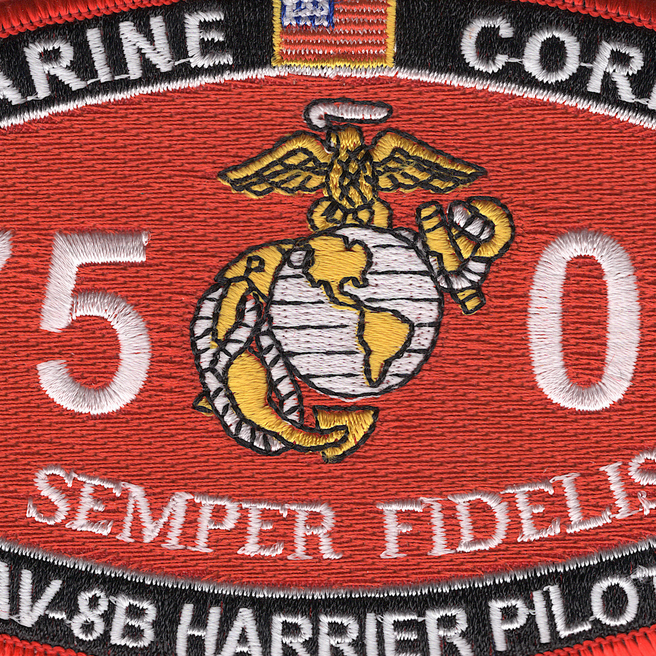7509 AV-8B Harrier Pilot MOS Patch | MOS Patches | Marine Patches