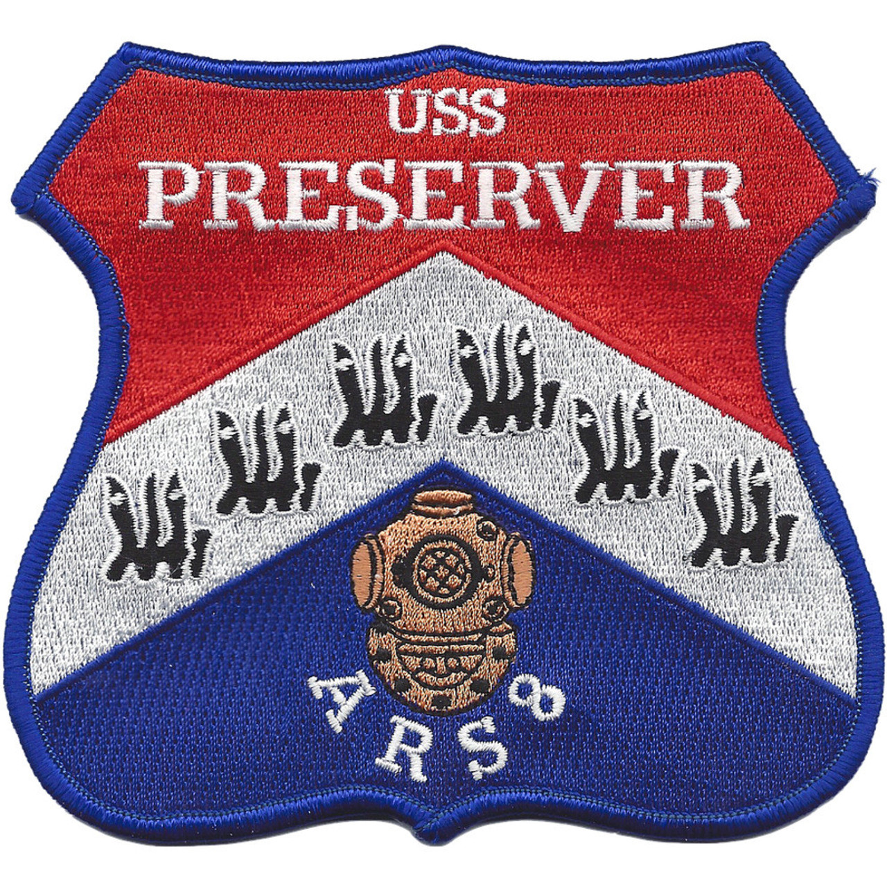 USS Preserver ARS-8 Rescue And Salvage Ship Patch