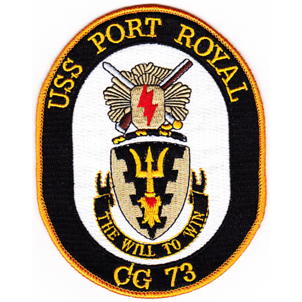 アメリカ海軍巡洋艦CG62「ロバート・スモールズ」パッチ USS Port Royal CG-73 Patch | Cruiser Patches | Navy Patches