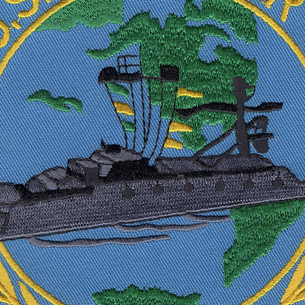 Picket Ship USS Brister DER-327 Destroyer Escort Radar Picket Ship Patch ...